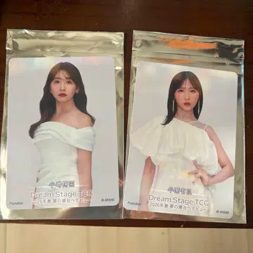 오구리 유이 코지마 하루나 무도관 입장 특전 트레이딩 카드 AKB48