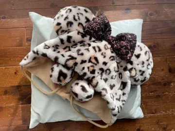 디즈니 레오파드 무늬 팬캡 브라운 2025~2026년