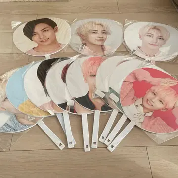 SEVEN TEEN 정한 부채 12장 세트