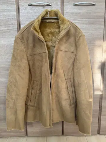 MALE & CO. 베이지 양가죽 자켓 M