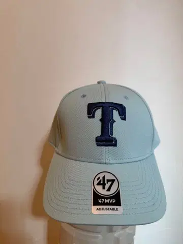 47 MVP 캡 라이트 블루 T 자수