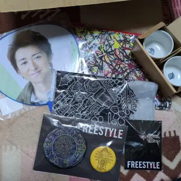 아라시 오노 사토시 군 굿즈 세트 FREE STYLE 프리스타일 6점