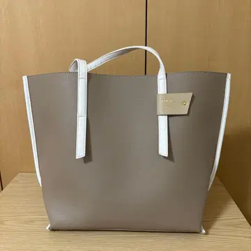 베이지 심플 토트백