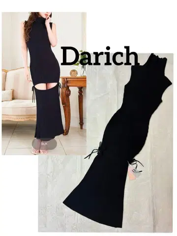 [ 새상품 ] Darich 터틀 롱 원피스