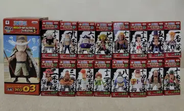 원피스 월드 컬렉션 피규어 흰 수염 해적단 풀컴프