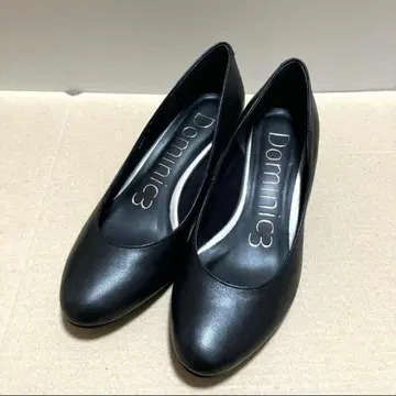 Dominic3 도미니크바 웨지솔 펌프스 블랙 일본제