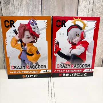 CRAZYRACCOON 피규어 - 달마 이즈 갓, 아리사카 2체 세트