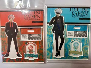 주술회전 아크릴 스탠드 2종 세트 고죠 사토루 이타도리 유우지