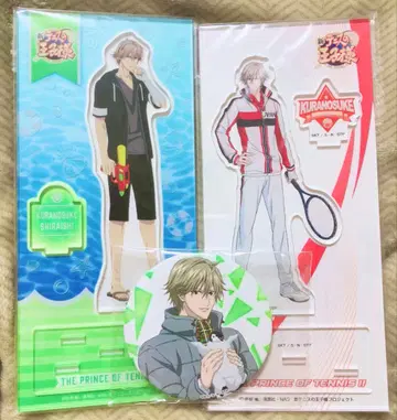 테니스의 왕자님 아크릴 스탠드 캔뱃지 시로이시 쿠라노스케 묶음 판매 세트