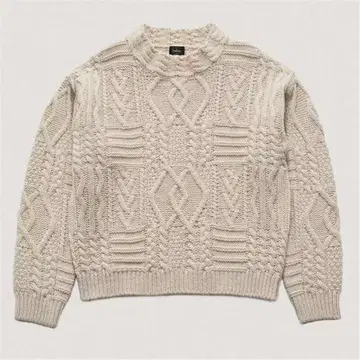 Banbridge 크림색 케이블 니트 스웨터