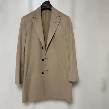 Kiton 베이지 체스터 코트