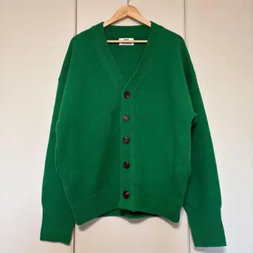 [ 새상품급 ] M.P Studios 헤비 웨이트 가디건 그린 사이즈 2