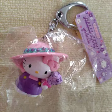 초레어 헬로키티 홋카이도 한정 키링 라벤더 키티 지역 한정 키티