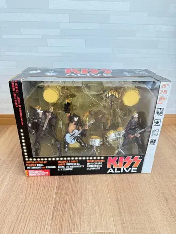 KISS ALIVE 피규어 세트 한정판