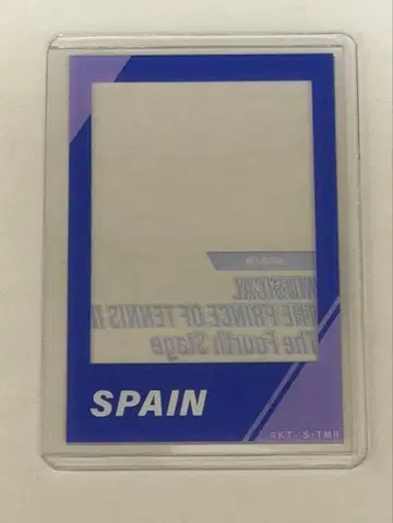 신 테니뮤 스페인 카드 케이스 포스 테 신 테니스의 왕자님 테니프리