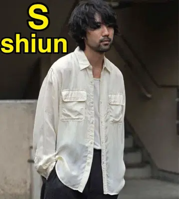 shiun CUPRO FIBRIL UTILITY SHIRT KINARI