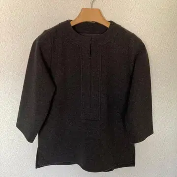 라투아아리아 모사풍 더블 페이스 저지 풀오버