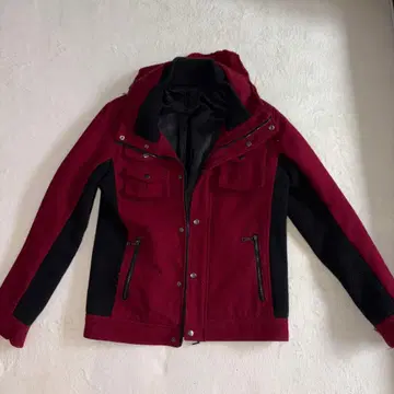 semantic design 후드 부착 아우터 자켓