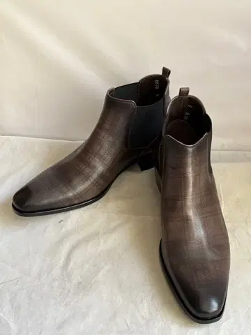 새상품 스페인산 에스쁘아 ESPOIR 사이드 고어 부츠 8 그레이