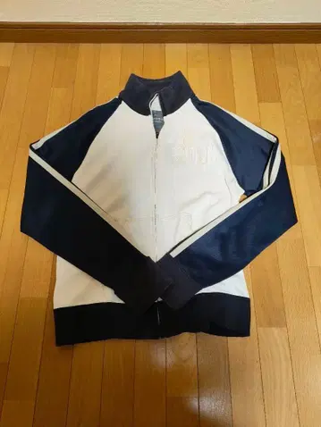 아바클로 집업 자켓 화이트/네이비