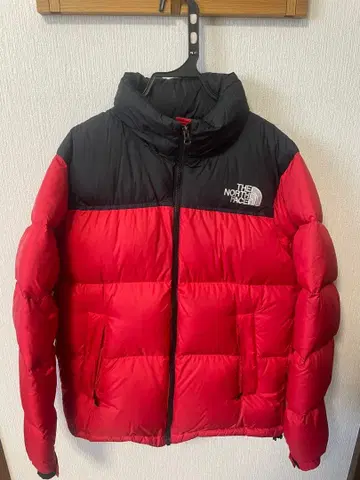 THE NORTH FACE 눕시 다운 자켓 M 레드/블랙