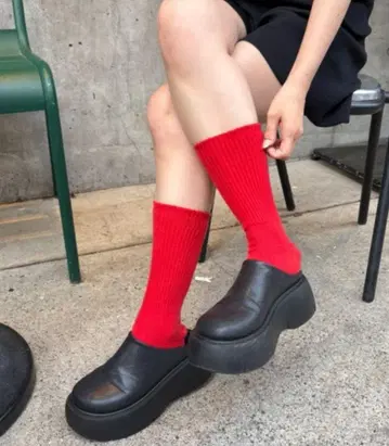 22.5cm 통굽 밑창 샌들