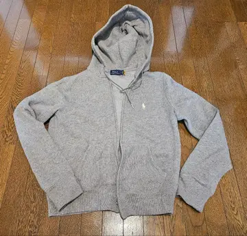 폴로 랄프로렌 후드티 속기모 그레이