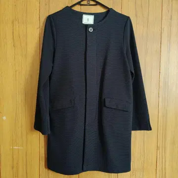 [택 포함] 로페피크닉 노카라 자켓 네이비