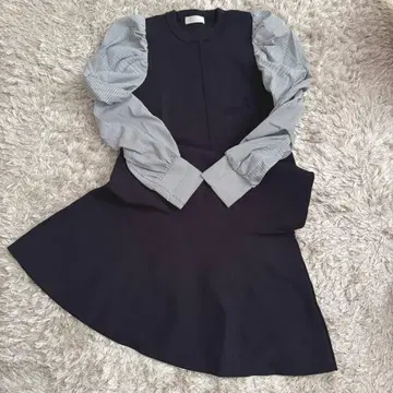 셀포드 백리본 머메이드 니트 원피스