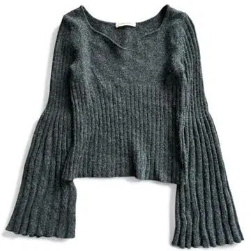 AEWEN MATOPH 이우엔마토프 리브 플레어 슬리브 니트 벨 슬리브