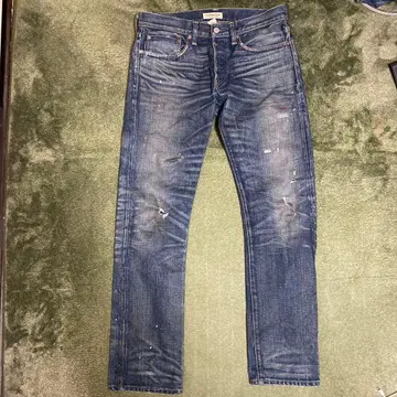 론 헤르만 빈티지 가공 데님 팬츠 히게 빨간색 귀 30/32 USA제