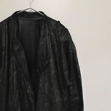 [ 재팬 빈티지 ] 90s 돈피 올 패턴 리버서블 가죽 자켓