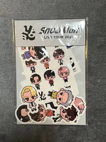 Snow Man LIVE TOUR 2022 스티커 세트 스노치루