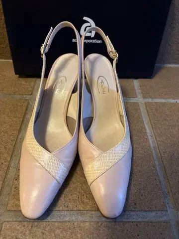 에이스 코퍼레이션 슬링백 펌프스 핑크