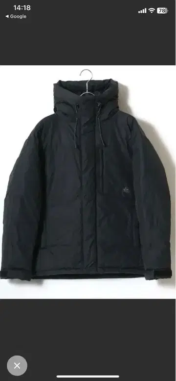 미사용 새상품 로고스 다운 M