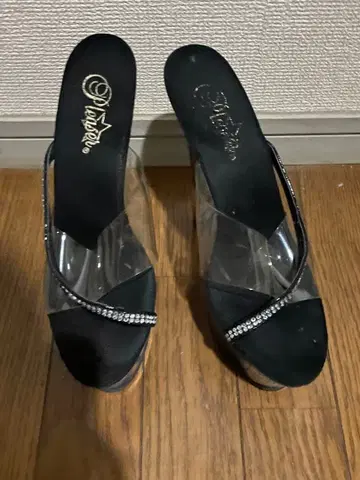 Pleaser 블랙 하이힐