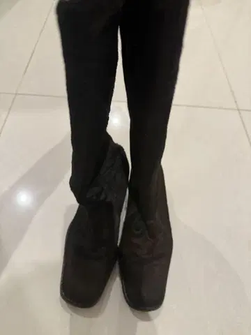 초특가 올 송치 롱 부츠 중간 힐