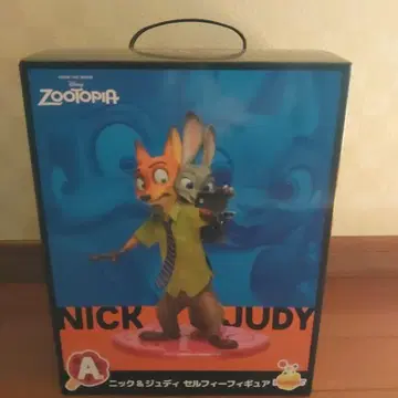 주토피아 Happy 복권 닉 & 주디 셀피 피규어 A상