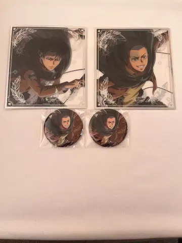 진격의 거인 Attack on Memory 색지 캔뱃지 리바이 코니