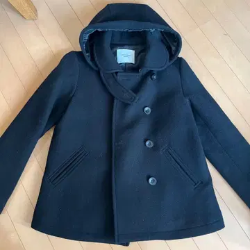 URBAN RESEARCH DOORS 후드 부착 피 코트