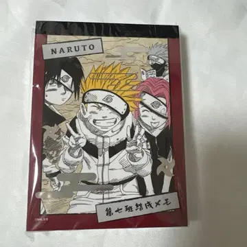 NARUTO 나루토 제7반 결성 메모장 브로마이드 포함 BD2 점프샵