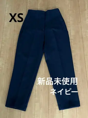 [ 미사용 새상품 ] ZARA 자라 하이웨스트 팬츠 XS 네이비