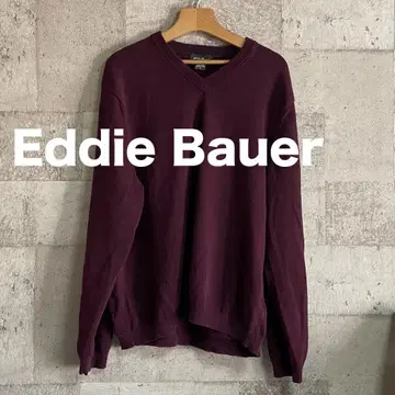Eddie Bauer / 에디 바우어 V넥 코튼 니트 L 사이즈