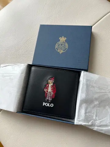 랄프 로렌 폴로베어 월렛 지갑 2단 접이식 지갑