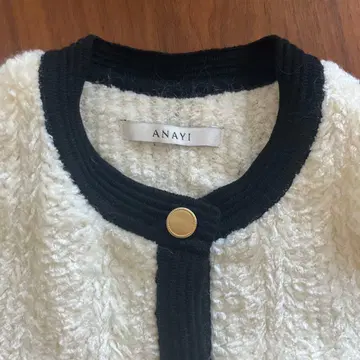 ANAYI 긴팔 니트 가디건 사이즈 36