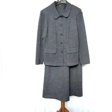 레리안 그레이 울 스커트 셋업