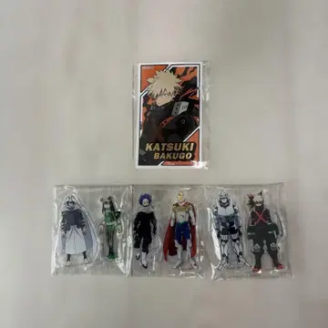 히로아카 다이컷 스티커 아크릴 스탠드 6점 바쿠고 카츠키 다이소