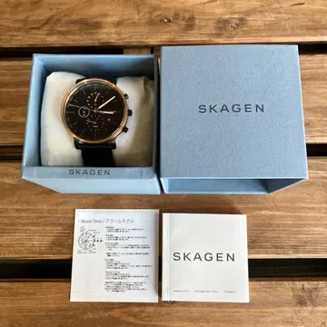 SKAGEN 월드 타임 모델 손목시계