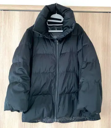 UNIQLO +J 질 샌더 여성용 블랙 M 다운 자켓 코트