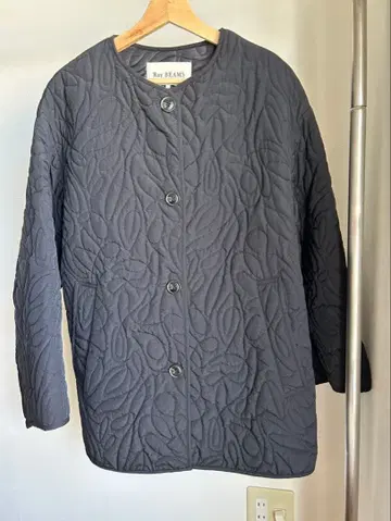 Ray Beams 퀼팅 자켓 블랙